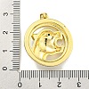 Brass Micro Pave Cubic Zirconia Pendants KK-K354-08G-G-3