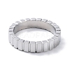 304 Stainless Steel Grooved Finger Rings X-RJEW-G298-12P-2