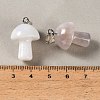 Natural African White Opal Pendants GG-CBAA0EE-05P-27-3