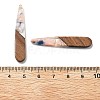 Resin and Walnut Pendants LS-FIND-R051-08C-3