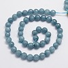Natural Malaysia Jade Bead Strands X-G-A147-8mm-A01-2