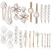 5 Bags 4 Styles Zinc Alloy Hair Bobby Clips PHAR-SP0001-08-1