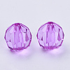 Transparent Acrylic Beads X-TACR-Q257-6mm-V48-2