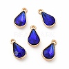 Faceted Glass Rhinestone Pendants FIND-G049-01G-02-3