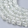 8MM Clear Crackle Glass Round Beads Strands for DIY Jewelry X-CCG-Q001-8mm-01-3