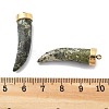 Natural Unakite Horn Pendants STAS-R130-03G-02-3