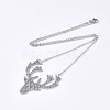 Non-Tarnish 201 Stainless Steel Pendant Necklaces LS-NJEW-T009-JN093-1-40-2