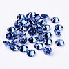 Diamond Shape Glass Rhinestone Cabochons RGLA-J007-6mm-06-1
