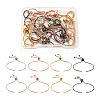 Rack Plating Eco-Friendly Brass Chain Bracelet Making KK-TA0007-84-RS-1