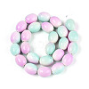 Spray Painted Synthetic Turquoise Beads Strands TURQ-T004-15D-2