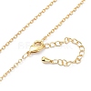 Brass Chain Necklacess KK-P205-01G-3