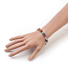 Natural Rutilated Quartz Beads Stretch Bracelets BJEW-JB03846-03-4