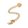201 Stainless Steel Curb Chain Extender SA-CBA0FDA-01G-06-1