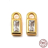 Real 18K Gold Plated 925 Sterling Silver Charms STER-K176-03E-G-1