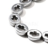 Electroplated Synthetic Non-magnetic Hematite Beads Strands G-L613-Z01-02G-3