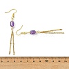 304 Stainless Steel Dangle Tassel Earring for Women EJEW-JE07184-6
