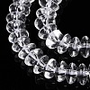 Transparent Glass Beads Strands GLAA-N001-62A-3
