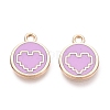 Alloy Enamel Pendants ENAM-Q002-01G-03-1
