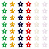 80Pcs 2-Hole Porcelain Buttons PORC-PJ0001-02B-3