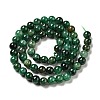 Natural Fuchsite Beads Strands G-D470-12C-1-2