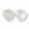 Natural Green Fluorite Pendants G-C005-01S-19-3