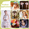 100Pcs 3D Butterfly Organza Rinestone Face Eye Stickers MRMJ-ME0001-06-5