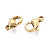 304 Stainless Steel Lobster Claw Clasps STAS-T065-10mm-34G-2
