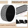 5 Yards Flat Nylon Hot Stamping Striped Elastic Wide Cord OCOR-BC0007-92A-2