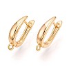 Brass Hoop Earring Finding KK-N261-39G-1