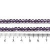 Transparent Glass Beads Strands EGLA-A035-T4mm-D15-5