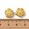 Rack Plating Hollow Brass Cubic Zirconia Beads KK-K381-16A-MG-3