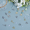 20Pcs 2 Colors 316 Stainless Steel Clip-on Earring Findings STAS-BBC0007-26-3
