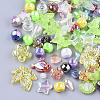 Acrylic Beads & Pendants X-MACR-T032-01-1