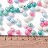 Opaque Acrylic Beads SACR-Q004-02F-4