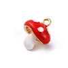 Alloy Enamel Pendants ENAM-E362-05B-2