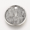 Tibetan Style Alloy Pendants X-TIBEP-Q078-18AS-NR-5