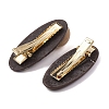 Alloy & Resin Alligator Hair Clips OHAR-B007-08A-4