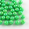 AB Color Plated Solid Color Acrylic Beads SACR-S200-12mm-M-2