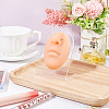 Soft Silicone Nose Flexible Model Body Part Displays with Acrylic Stands ODIS-WH0002-20-5