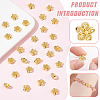 100Pcs Long-Lasting Plated PALLOY-BC0001-15-5