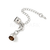 Brass Chain Extender KK-K001-5mm-P-1
