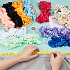 20M 10 Colors Stain Pleated Lace Ribbon OCOR-BC0007-42-3