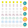 DIY 9 Style Glass & Resin & Polymer Clay Beads Jewelry Making Finding Kit DIY-TAC0027-05-2