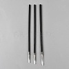 3Pcs Wood Chinese Calligraphy Brush OFST-WH0014-005C-1