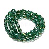 Electroplate Glass Beads Strands EGLA-D015-15x10mm-26-2
