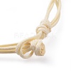 (Jewelry Parties Factory Sale)Eco-Friendly Korean Waxed Polyester Cord Bracelets BJEW-JB04596-07-3