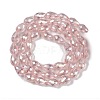 Transparent Electroplate Glass Beads Strands LS-EGLA-N013-T6mm-B18-2