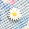 Flower Plastic Diamond Painting Magnet Cover Holder AJEW-M028-03A-2