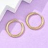 Ion Plating(IP) 304 Stainless Steel Huggie Hoop Earrings EJEW-F111B-21mm-G-5