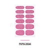 Solid Color Full-Cover Wraps Nail Polish Stickers MRMJ-T078-253A-2